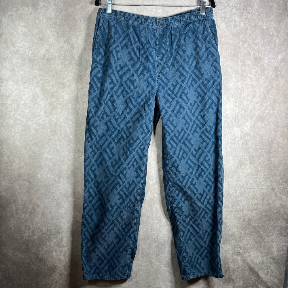 Urban Outfitters Pants Mens 30X32 Blue Corduroy Chino Drawstring Skateboard